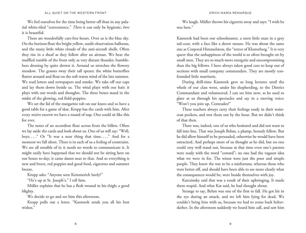 All Quiet on the Western Front by Erich Maria Remarque