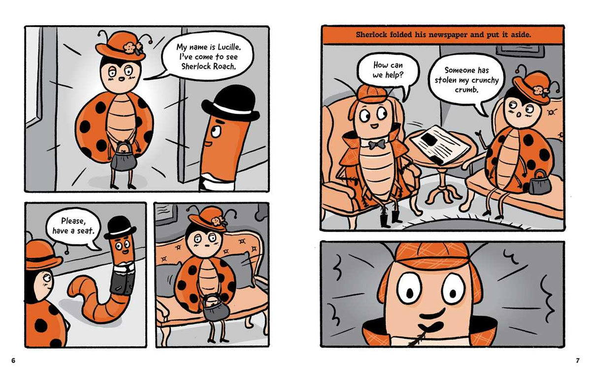 Sherlock Roach and the Case of the Crunchy Crumb by Joe McGee