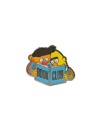 Bert And Ernie Book Club Pin