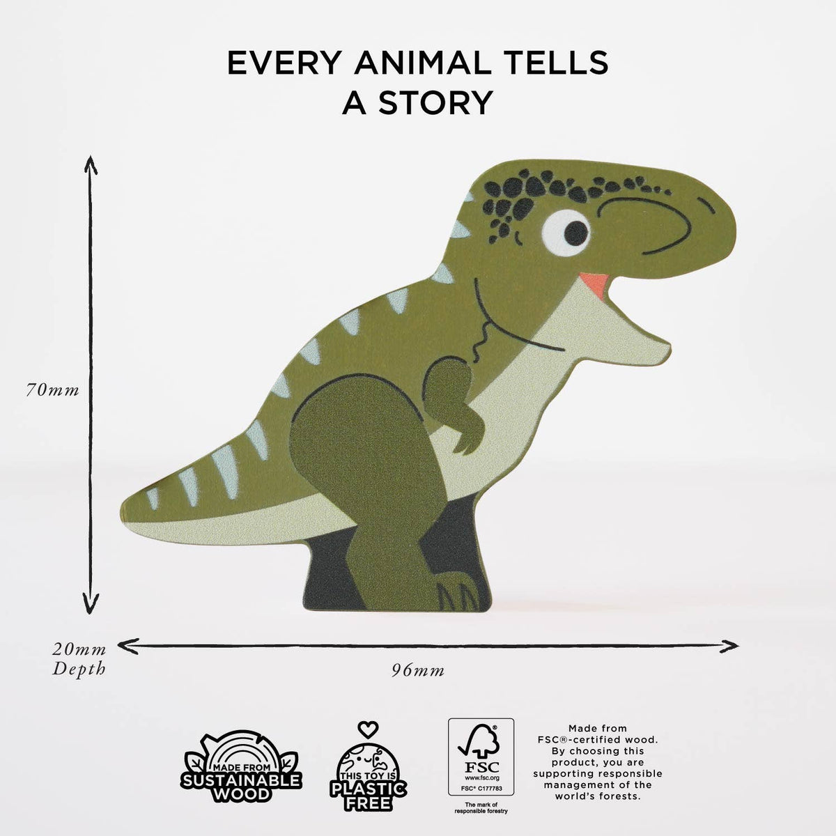 Jurassic Stacking Dinosaurs & Bag