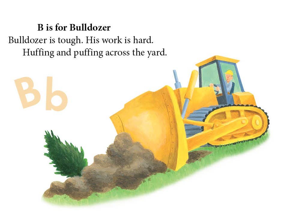 D is for Dump Truck Board Book
