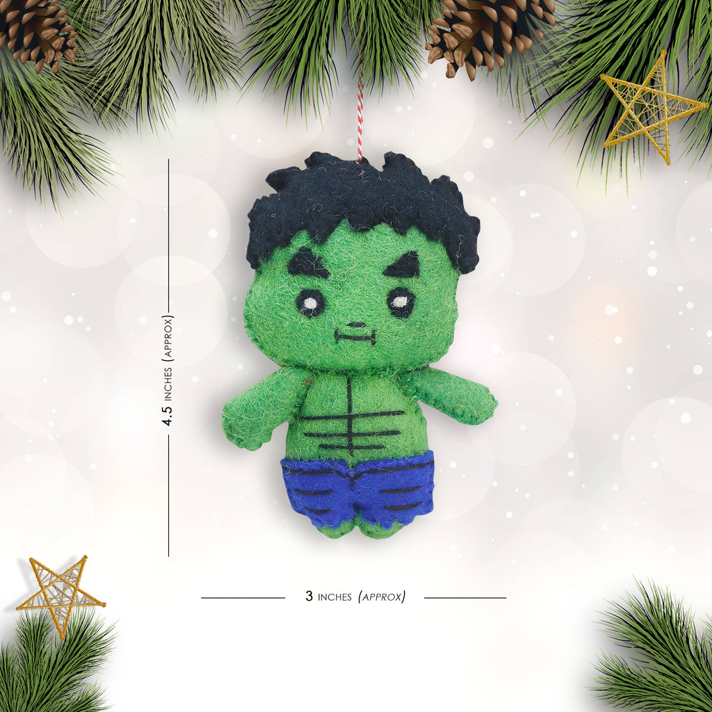 Felt Ornament Emerald Behemoth