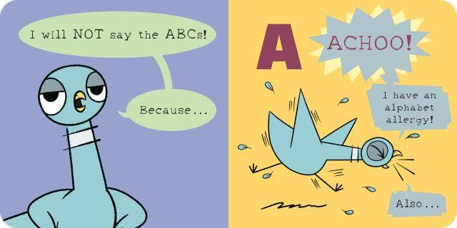The Pigeon WON’T Say the ABCs!