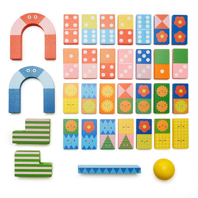 Topple Twist Dominoes