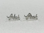 Calico Cat Wagging Tail Earrings