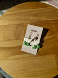 Ducks with Green Boots | Polymer Clay Earrings