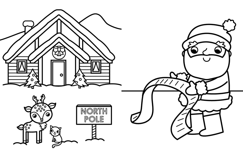 My Busy Christmas Coloring Book