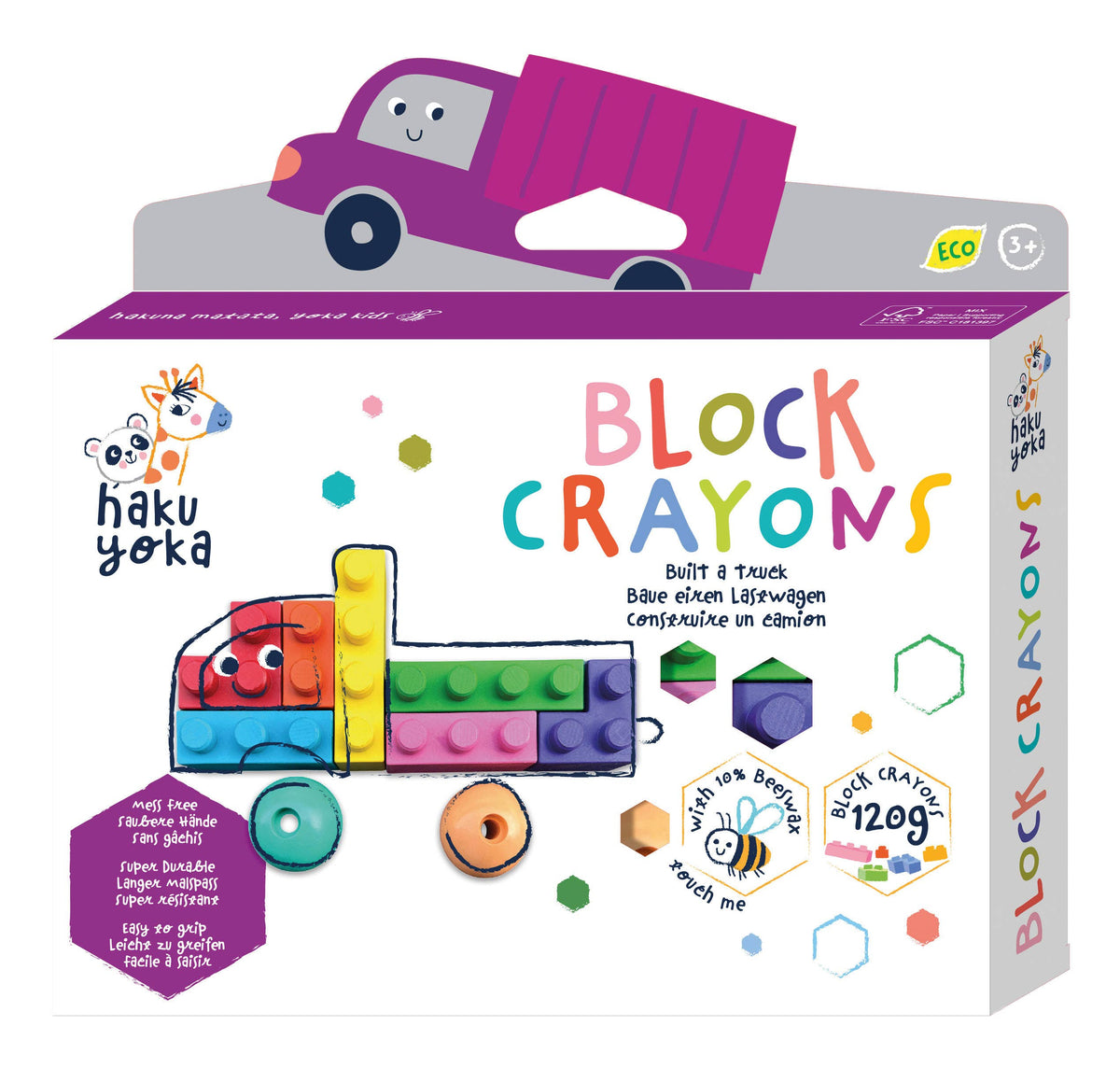Haku Yoka - FULL Display Block Crayons, 9