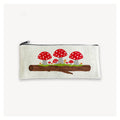 Polka Dot Mushrooms Pencil Pouch