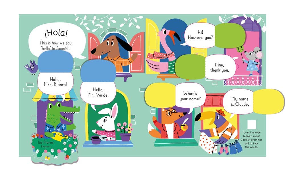 Lift-The-Flap First Spanish : Usborne