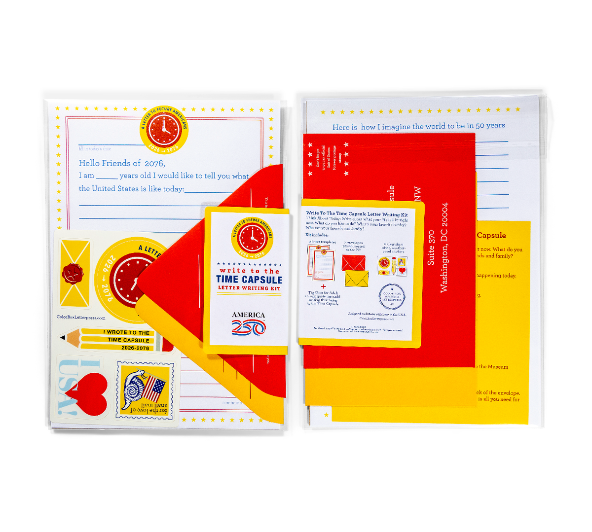 Write a Letter to the Time Capsule | Letter Writing Kit