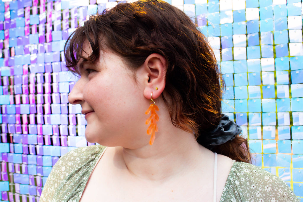 Happy as a Clam Beach Earrings