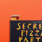 Pepperoni Pizza Bookmark (it's die cut!)