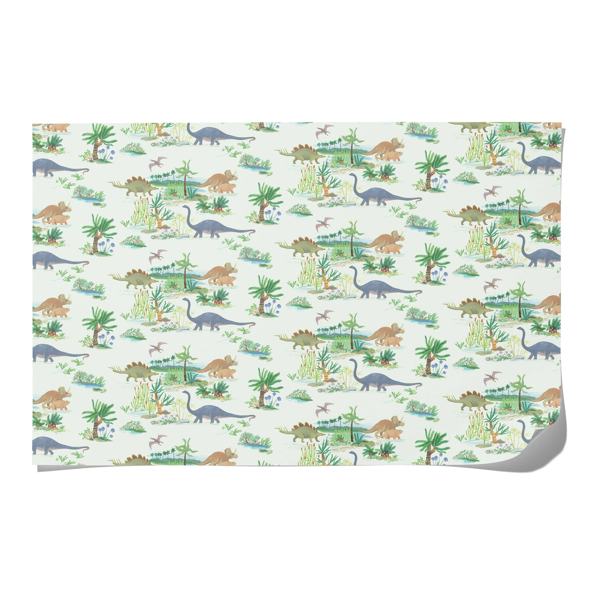 Dinosaurs wrapping paper