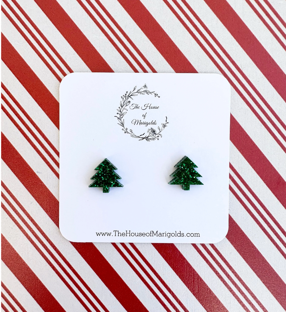 Christmas Tree Stud Earrings
