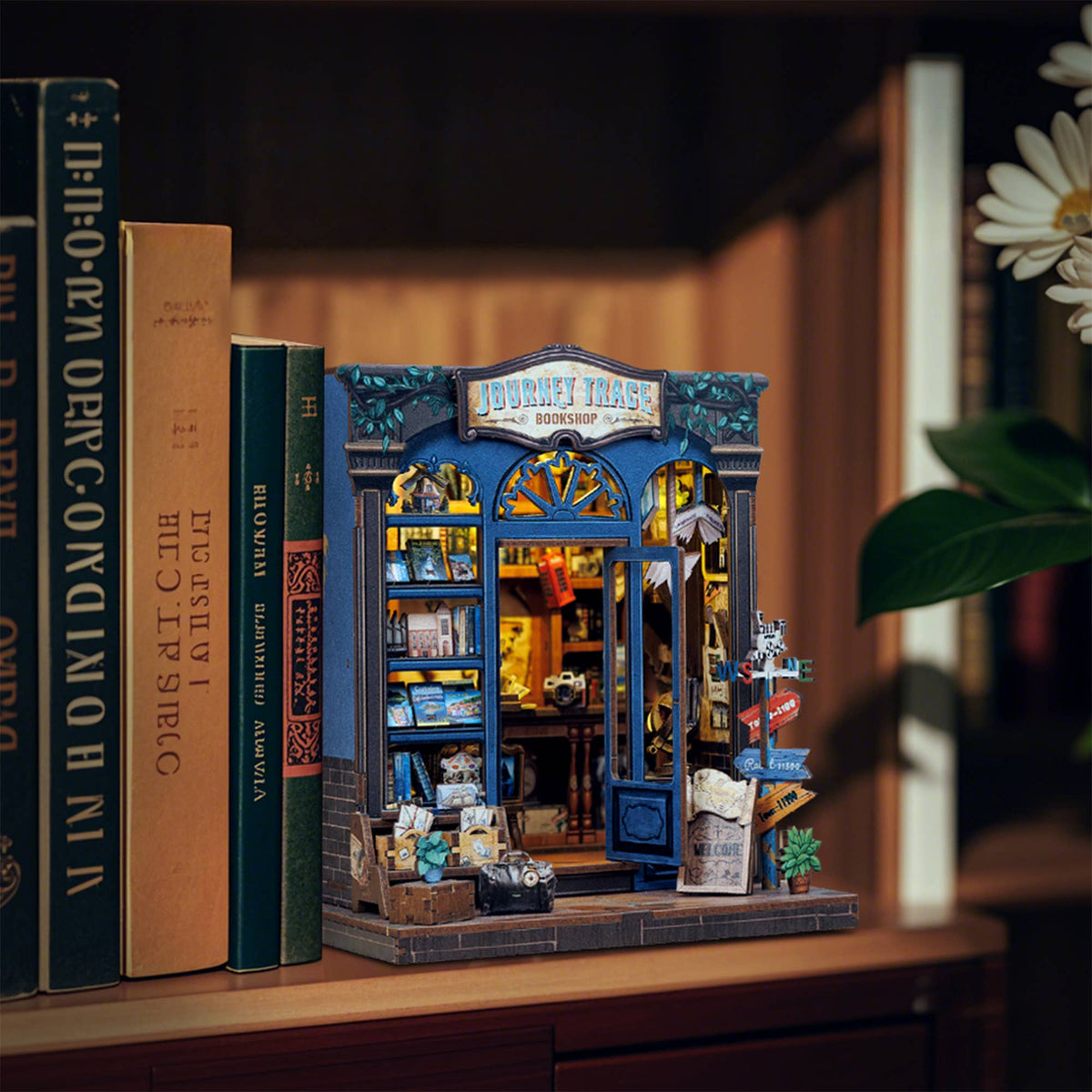 DIY Book Nook Kit: Journey Trace Bookshop