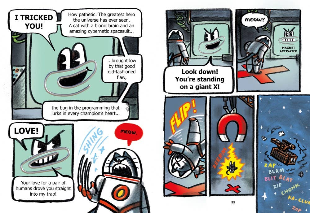 First Cat in Space and the Wrath of the Paperclip hardcover
