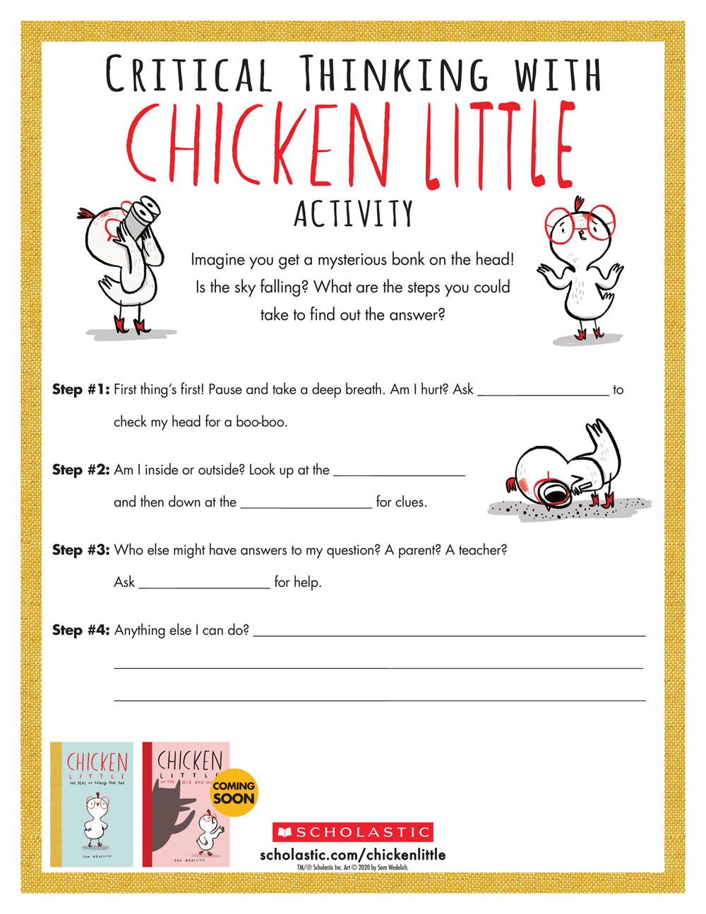 Chicken Little And The Big Bad Wolf