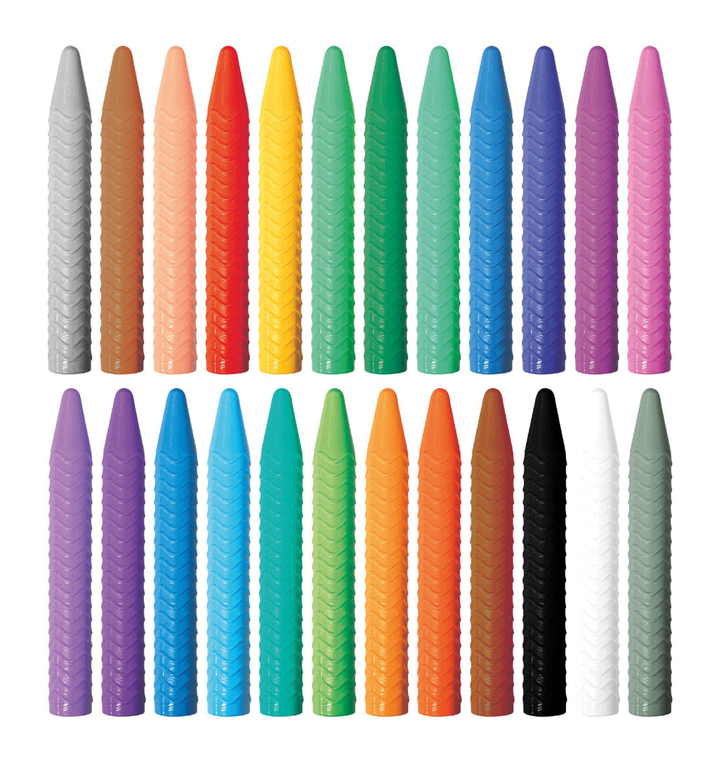 Haku Yoka - Spiral Crayons 24 COLORS