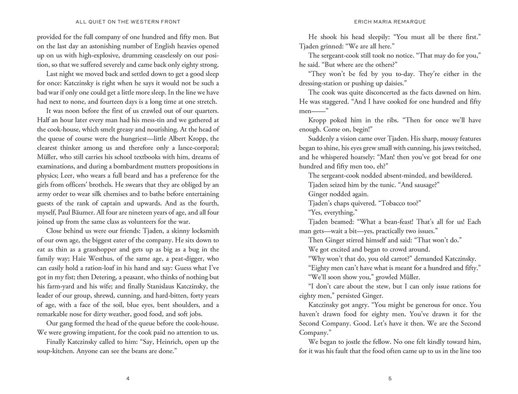 All Quiet on the Western Front by Erich Maria Remarque