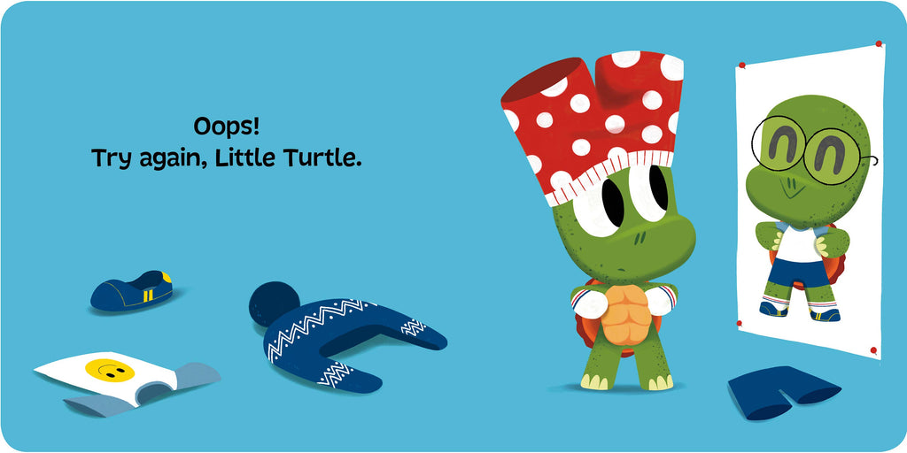 Little Turtle Tries Board Book