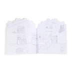 Box of 6 Coloring Books  & asstd Stickers The Big Family