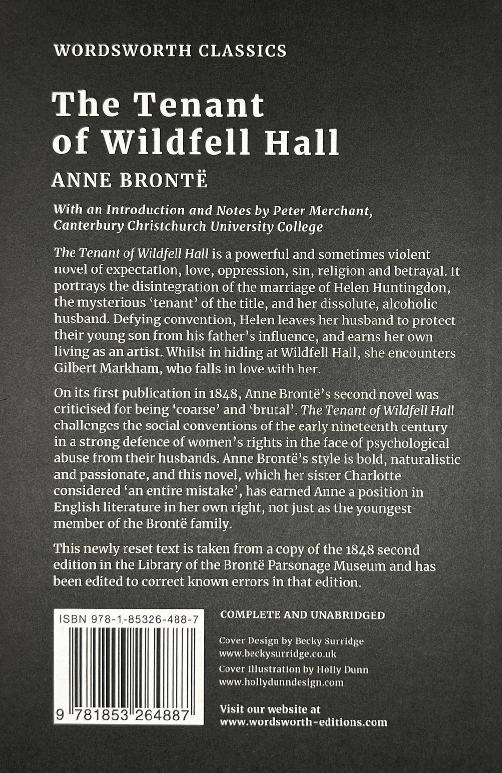 The Tenant of Wildfell Hall | Wordsworth Classic | Book