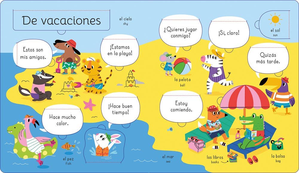 Lift-The-Flap First Spanish : Usborne