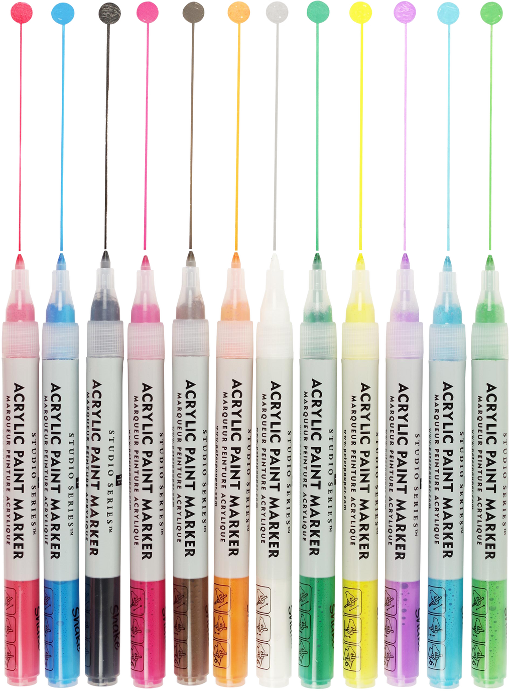 Studio Series Acrylic Paint Markers (Set of 12)