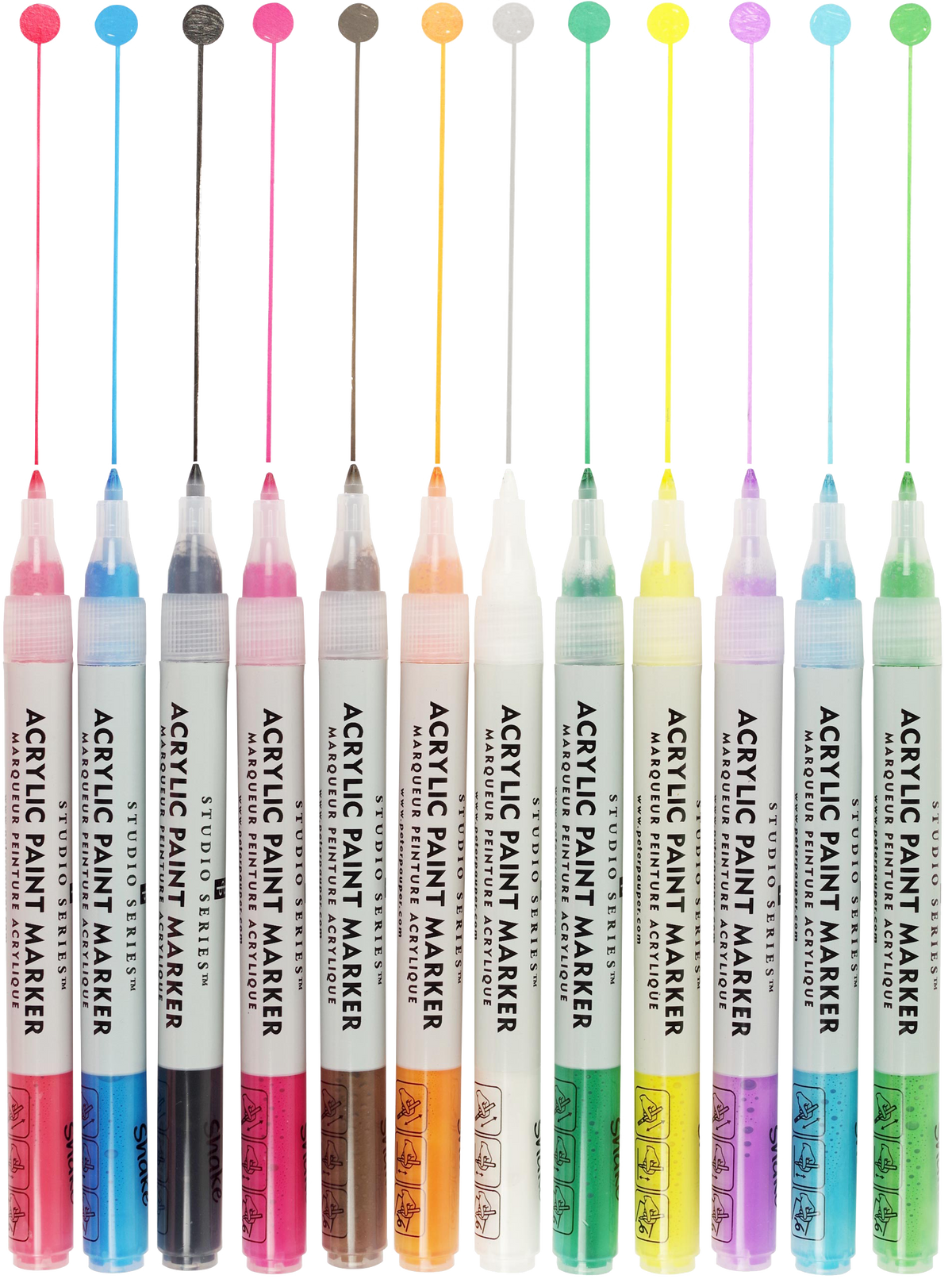Studio Series Acrylic Paint Markers (Set of 12)