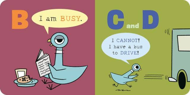The Pigeon WON’T Say the ABCs!