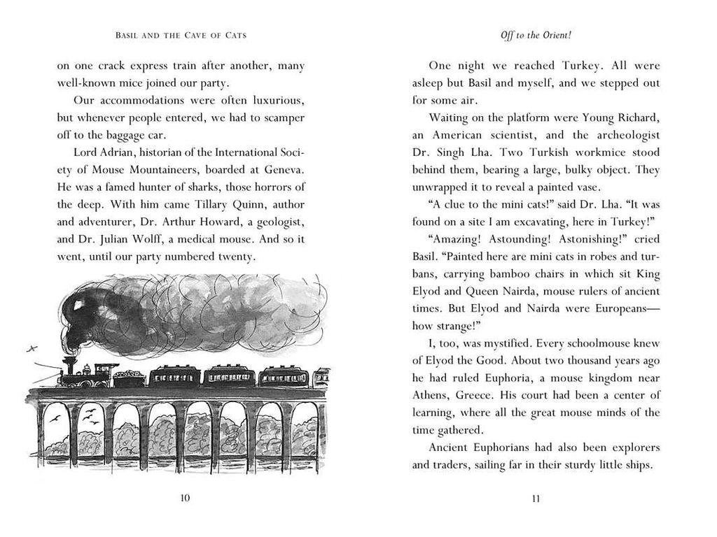 Basil and the Cave of Cats by Eve Titus