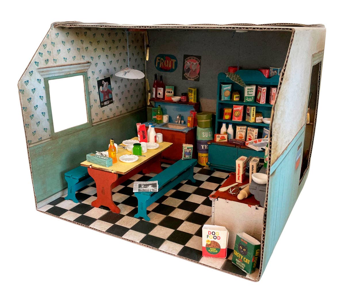 Sam & Julia - Cardboard Room - Kitchen